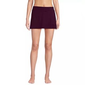 Lands' End Tummy Control Swim Skirt, Chlorine-resistant, UPF 50, Sz. 14L (long)